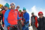 Luciano,Fabio,Lorenzo,Faliero,Francesco e Michele alla Madonnina.....